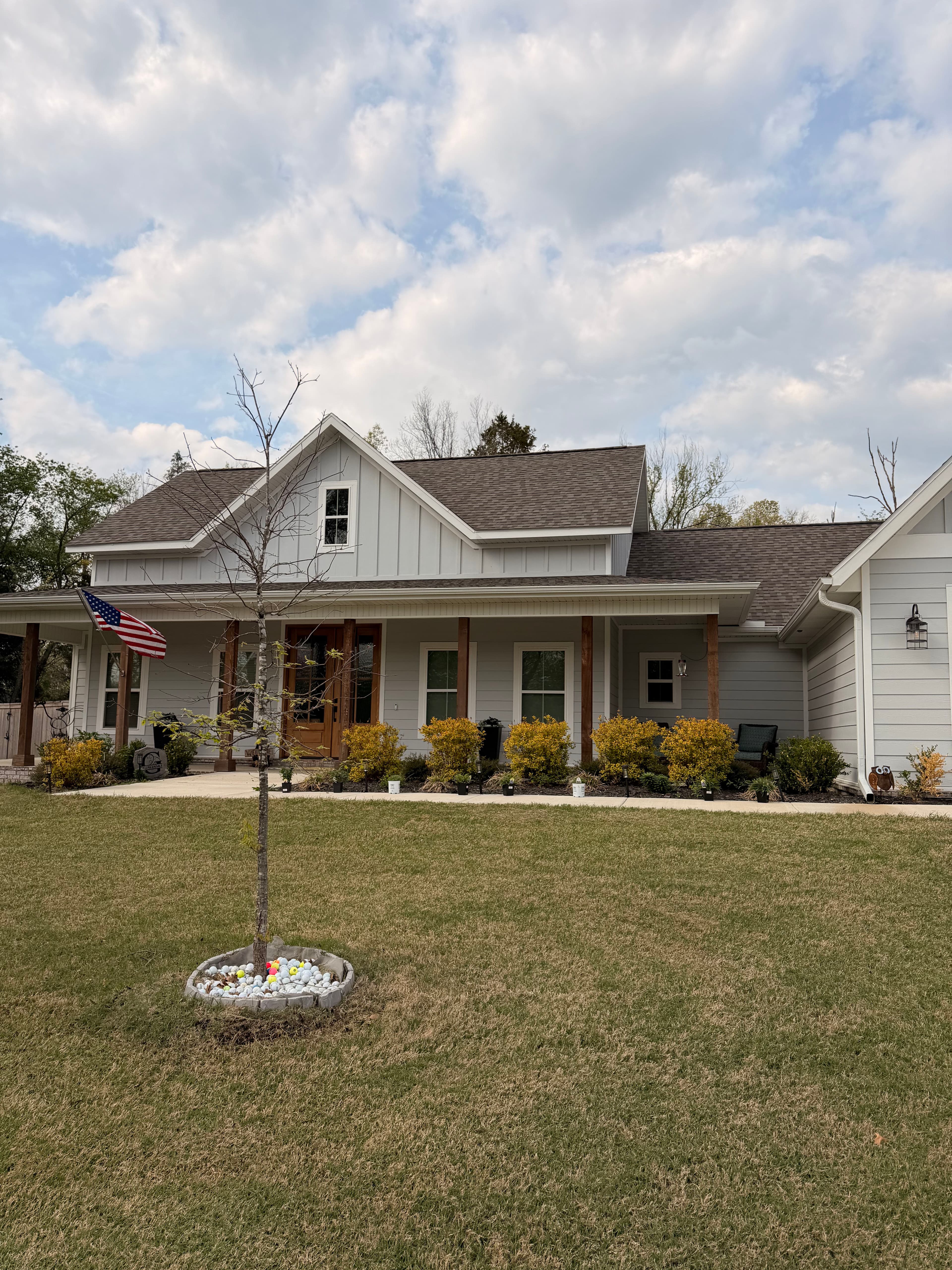 Project Chocolate Rock and Fresh Plants Give This Home Serious Curb Appeal image