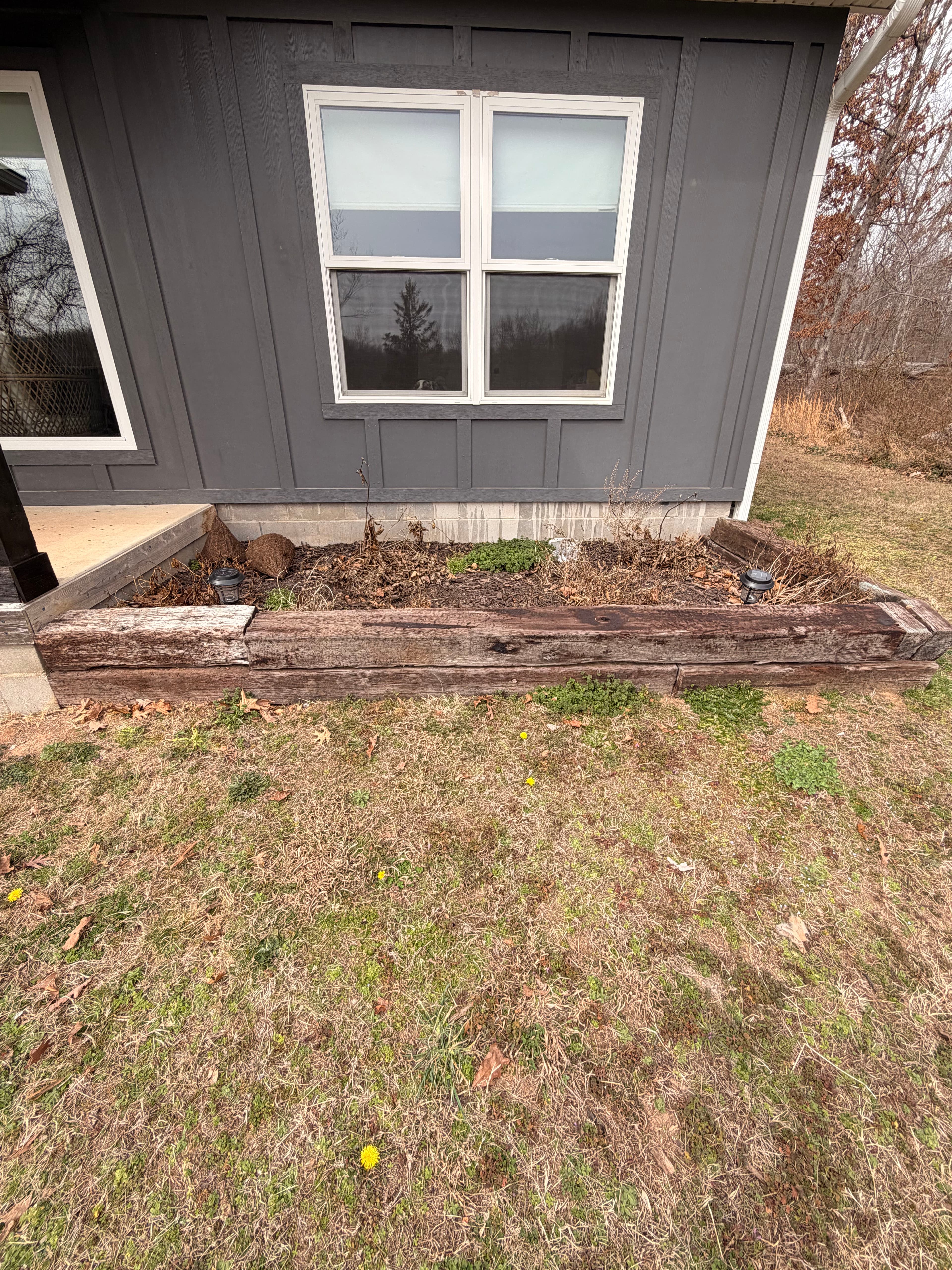 Project Front Porch Makeover with Mulch Installation image