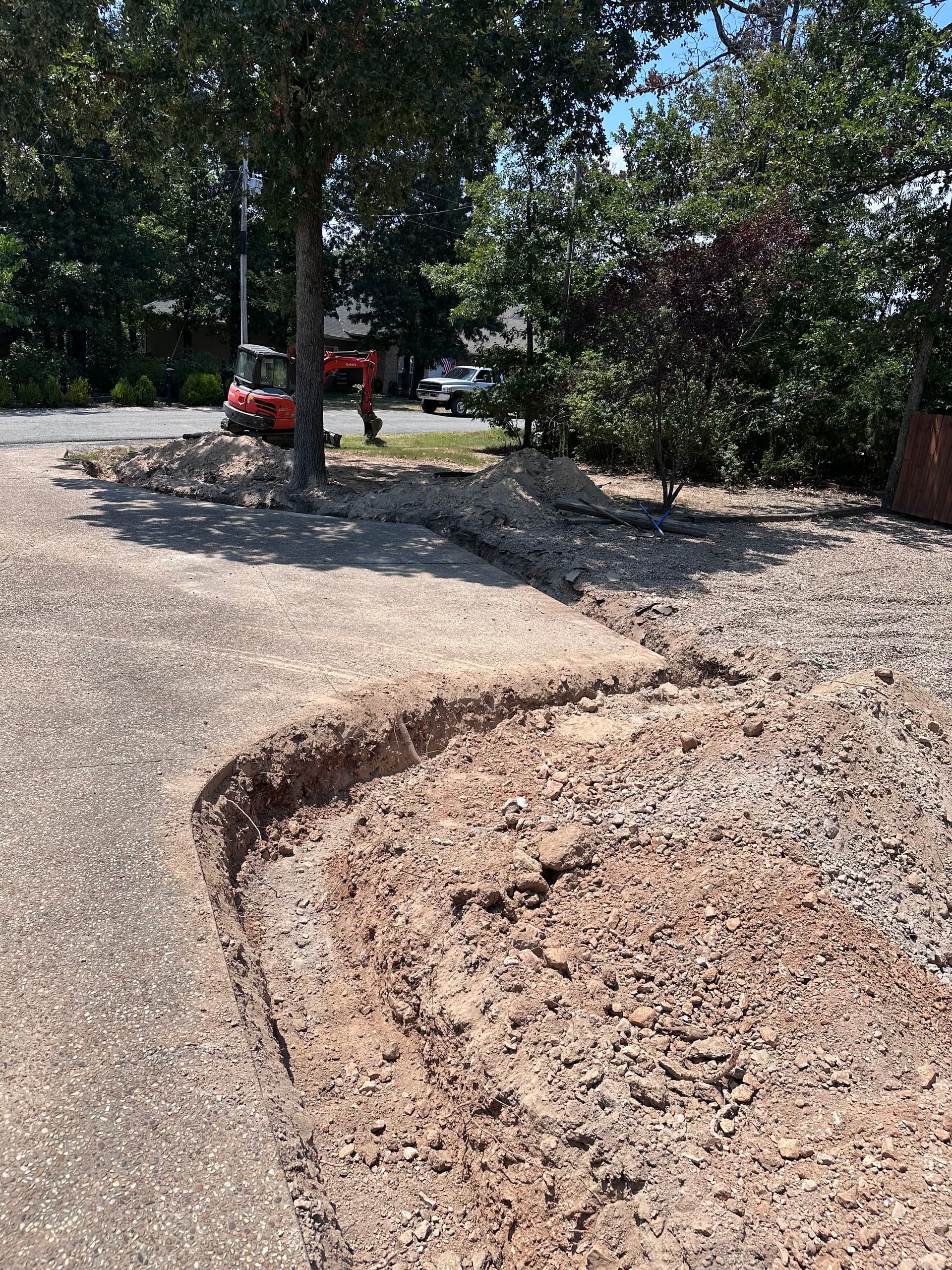 Erosion Control Enhanced with French Drain Installation