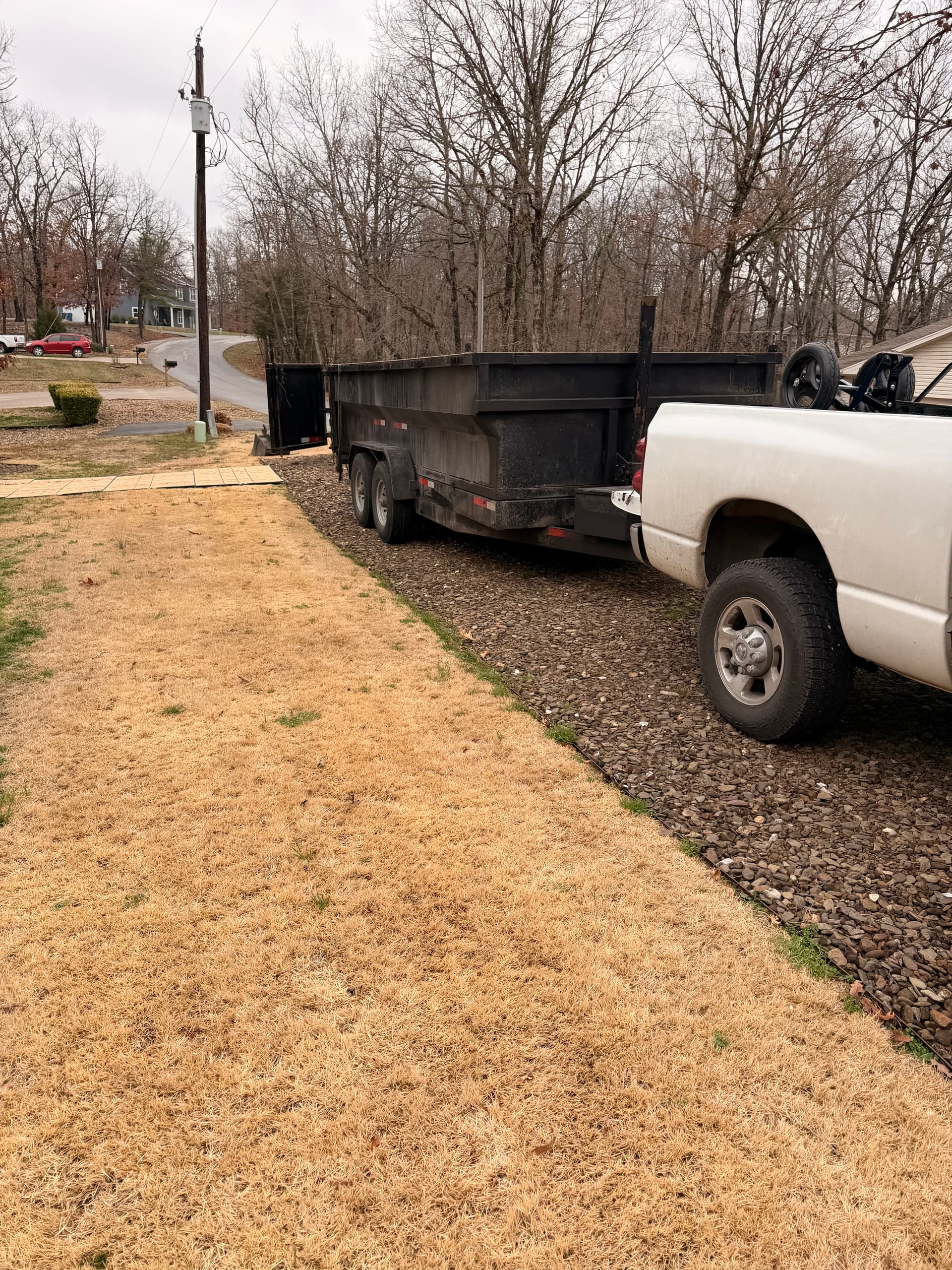 Gallery photos for Complete Landscape Transformation with Retaining Wall and New Rock Features: Image #2