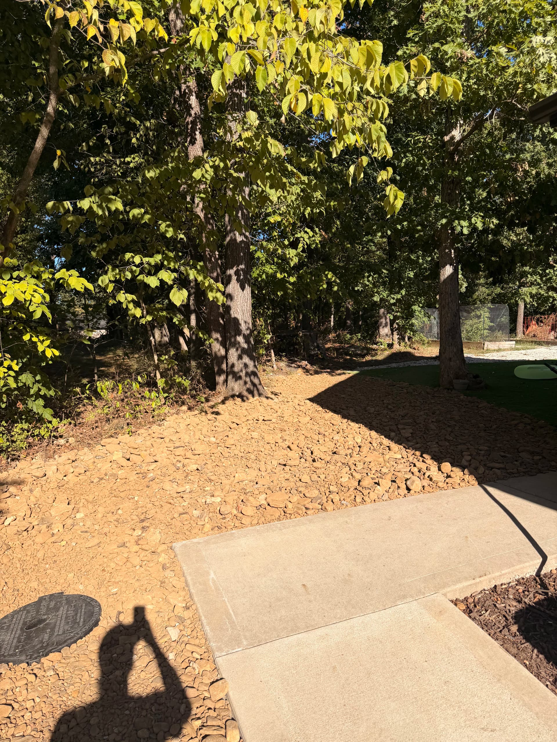 Gallery photos for Weed Barrier and Chocolate Rock Give This Side Yard a Clean Edge: Image #3