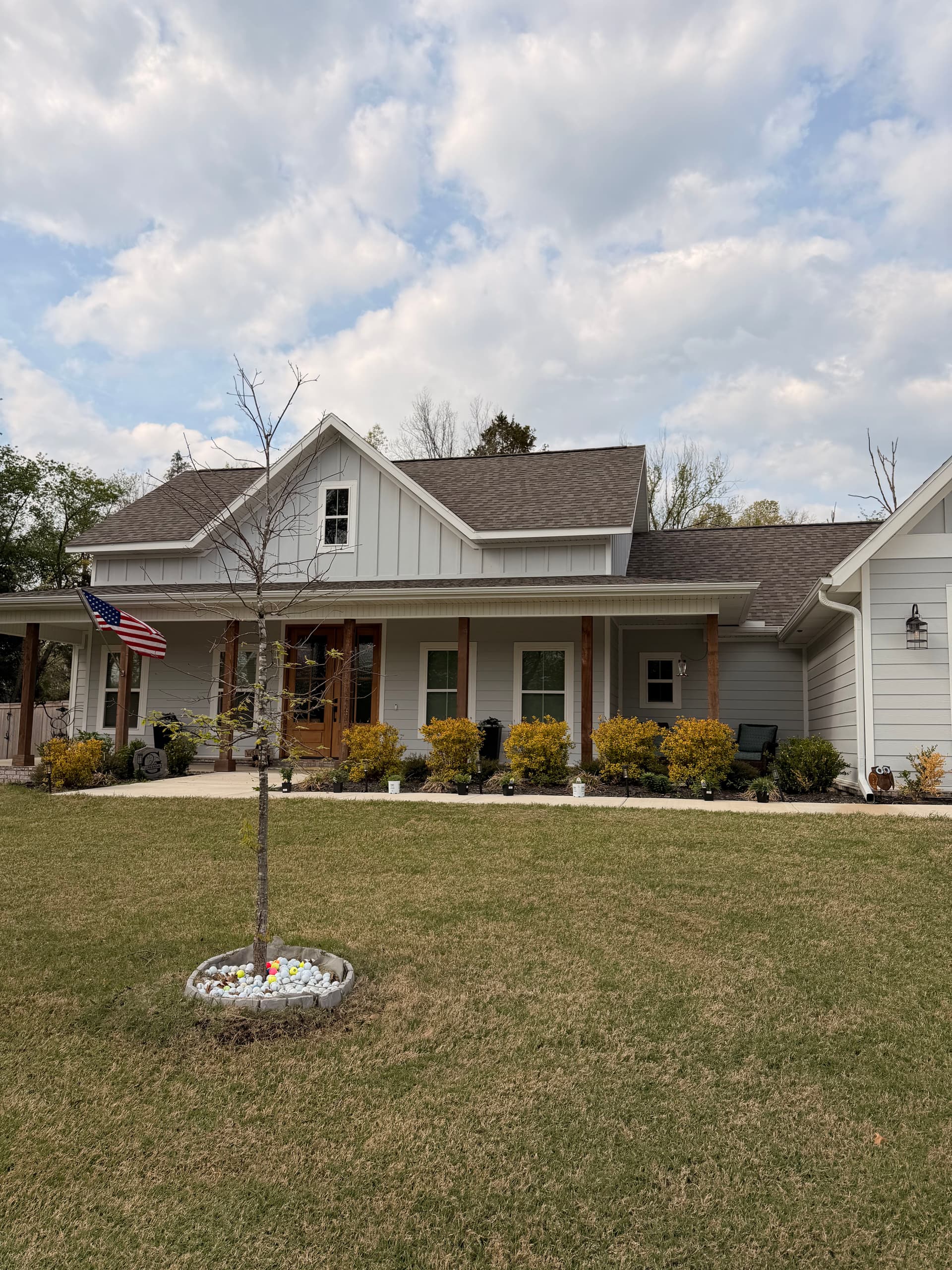 Chocolate Rock and Fresh Plants Give This Home Serious Curb Appeal image